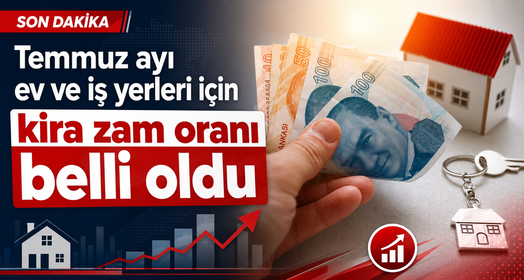 Temmuz Ayı Ev Ve İş Yerleri İçin Kira Zam Oranı Belli Oldu