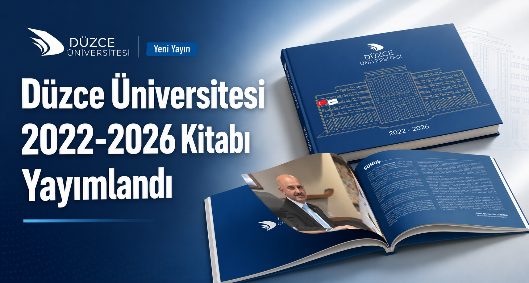 Düzce Üniversitesi 2022-2026 Kitabı Yayımlandı