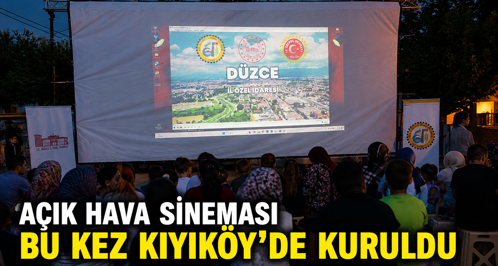 Açık Hava Sineması Bu Kez Kıyıköy'de Kuruldu
