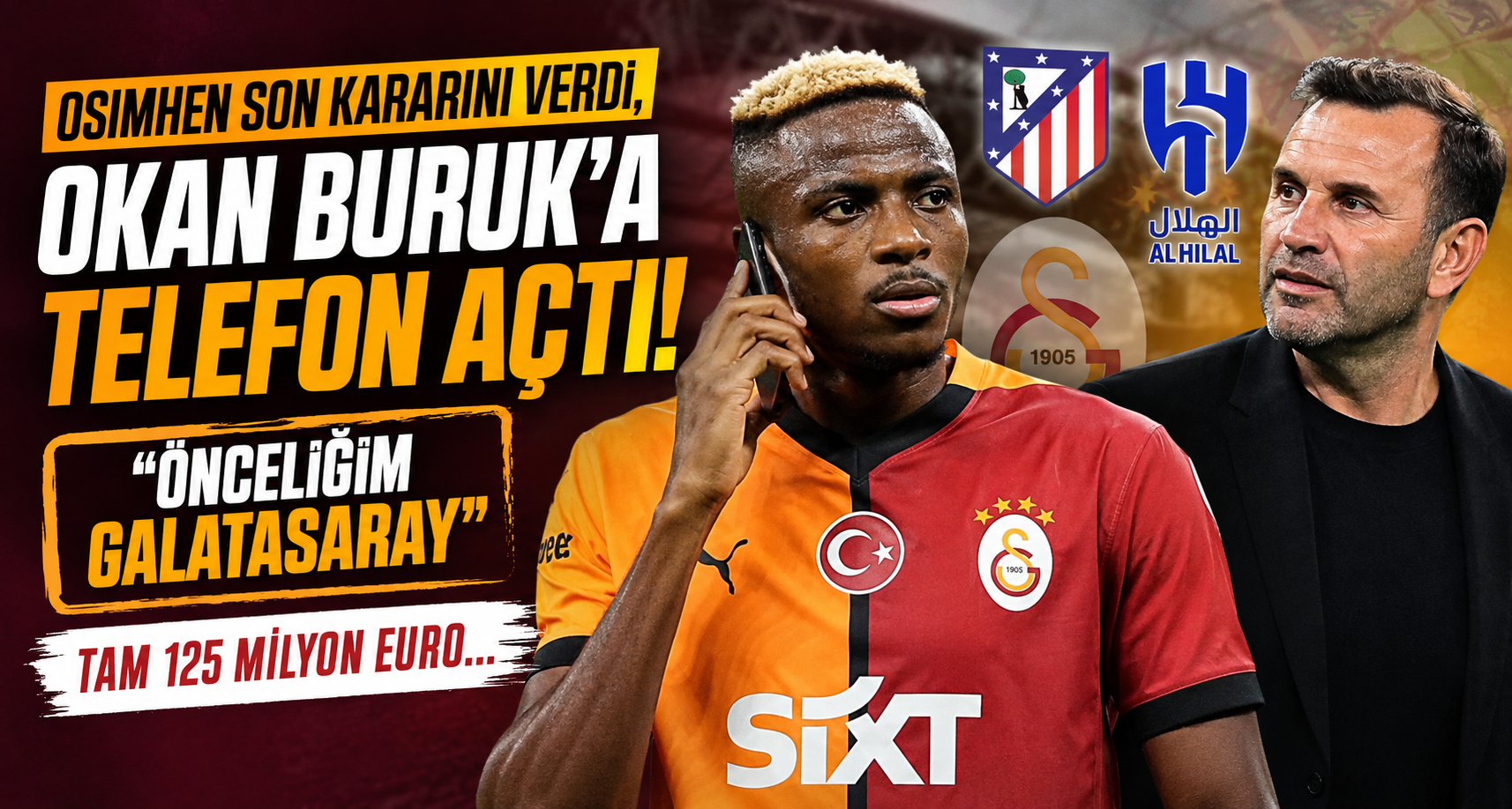 Osimhen'den Okan Buruk'a Kritik Telefon: 