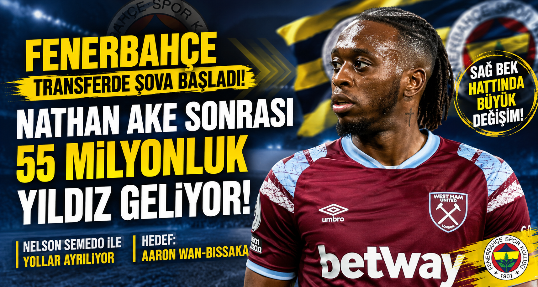 Fenerbahçe'de Sağ Bek Operasyonu: Hedef Aaron Wan-Bissaka
