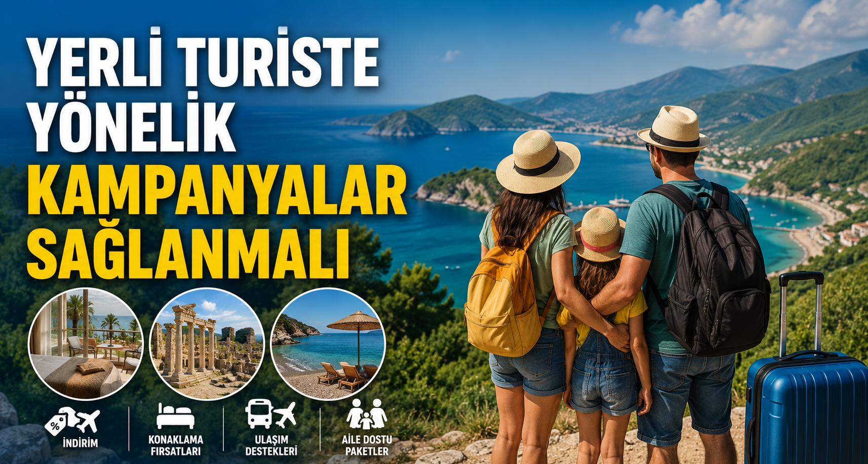 Yerli turiste yönelik kampanyalar sağlanmalı