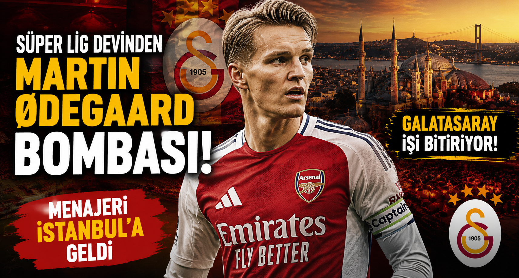 Martin Odegaard bombası!