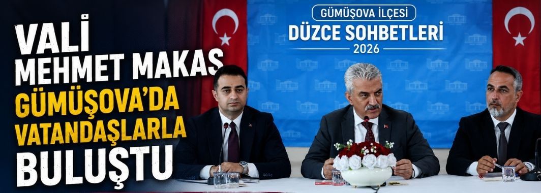 Düzce Sohbetleri'nin Yedinci Durağı Gümüşova Oldu