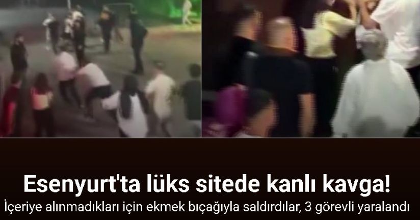 Esenyurt’ta siteye giriş kavgasında 3 kişi yaralandı