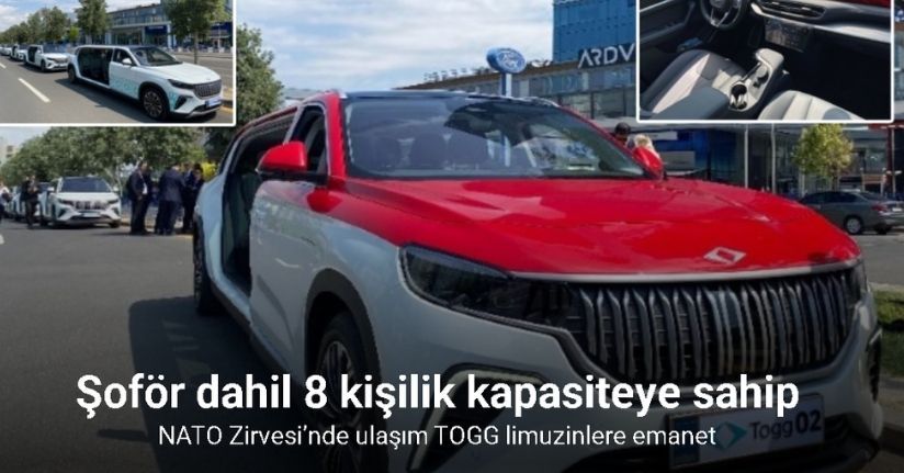 NATO Zirvesi’nde ulaşım TOGG limuzinlere emanet