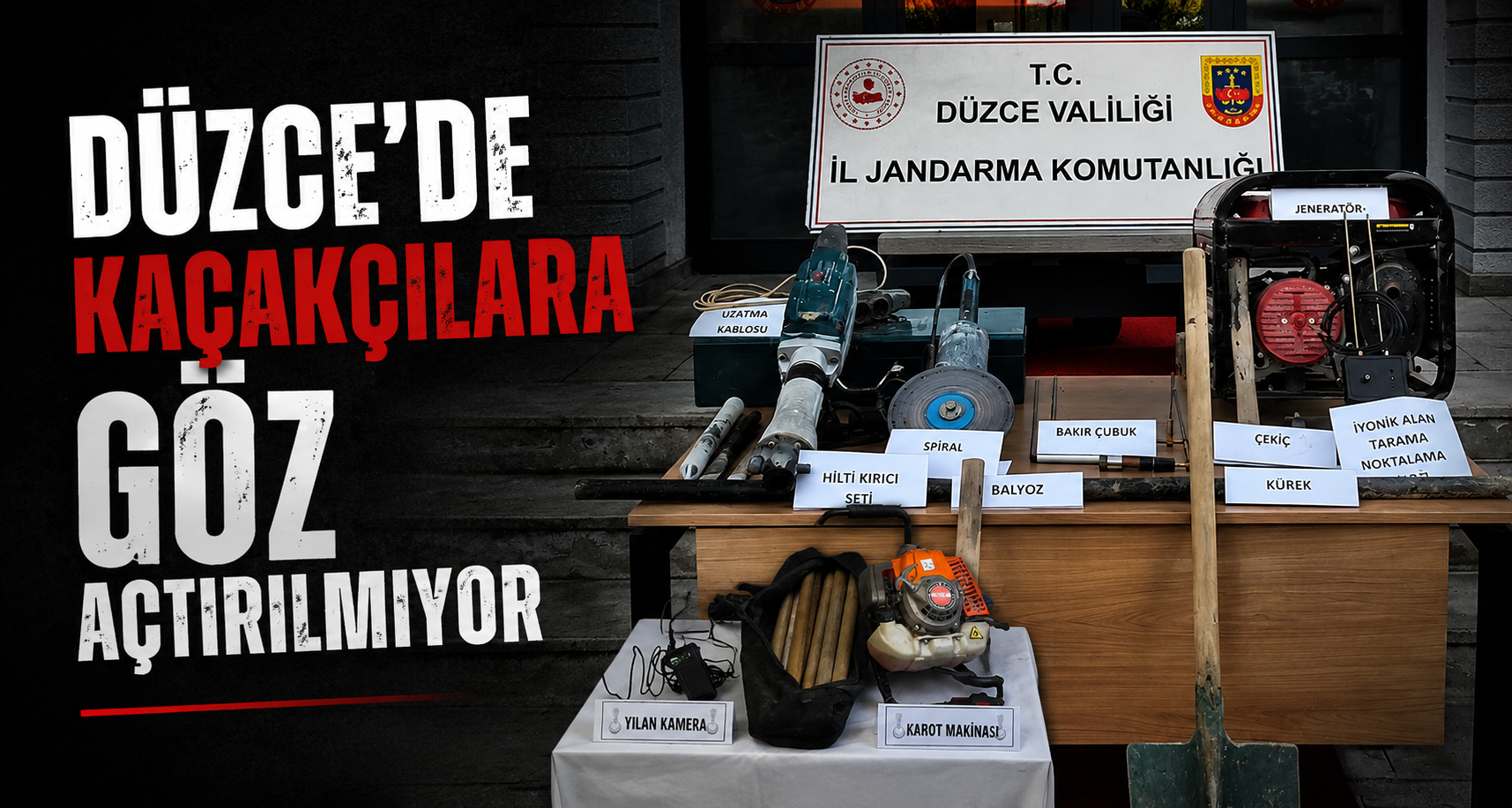 Düzce'de kaçakçılara göz açtırılmıyor