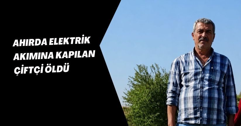 Ahırda elektrik akımına kapılan çiftçi öldü