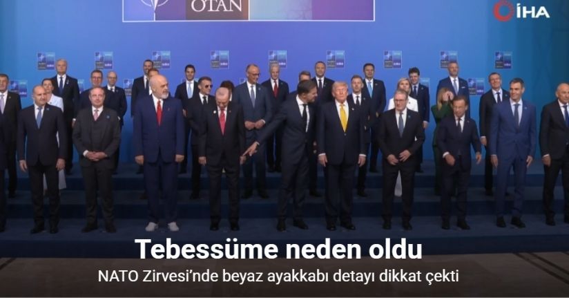 NATO Zirvesi’nde beyaz ayakkabı detayı dikkat çekti