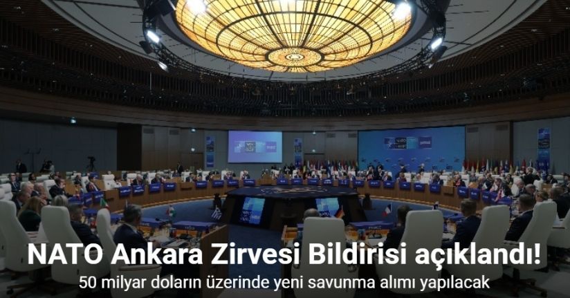 NATO Ankara Zirvesi Bildirisi: 