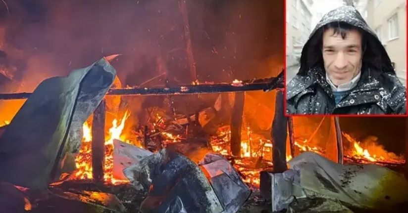 Bursa'da barakada çıkan yangında 1 kişi öldü
