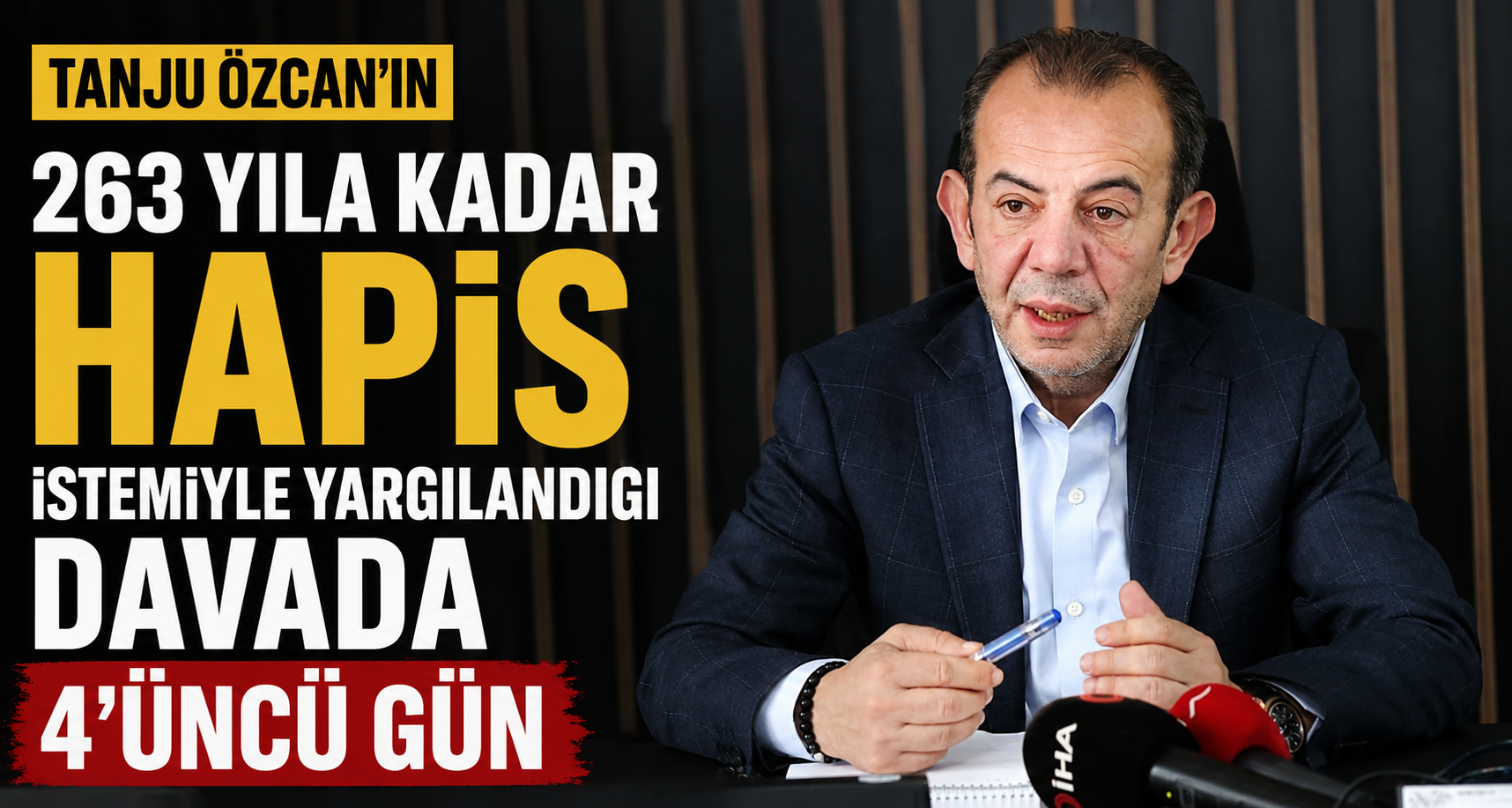 Tanju Özcan’ın 263 yıla kadar hapis istemiyle yargılandığı davada 4’üncü gün