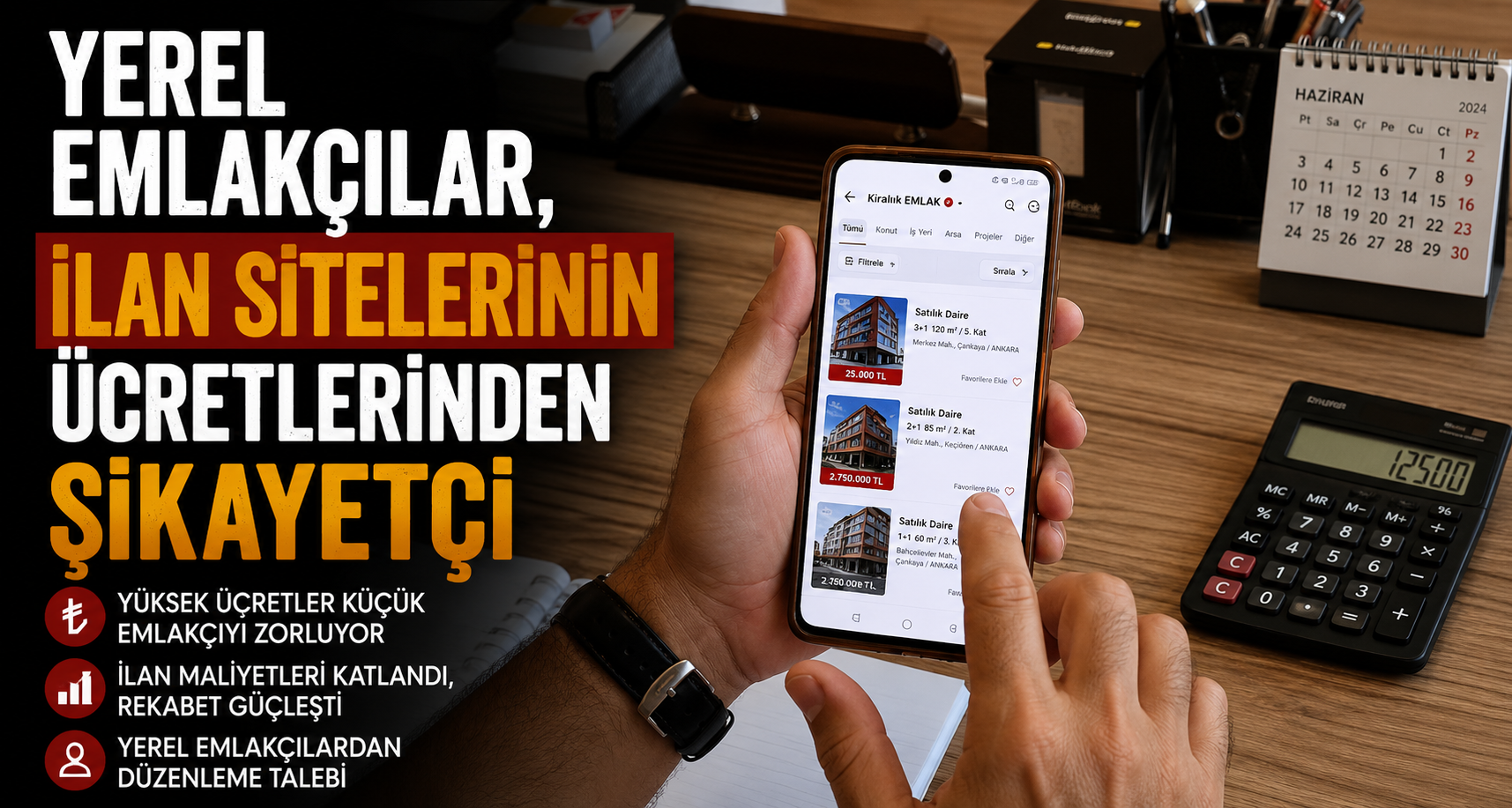 Yerel emlakçılar, ilan sitelerinin ücretlerinden şikayetçi