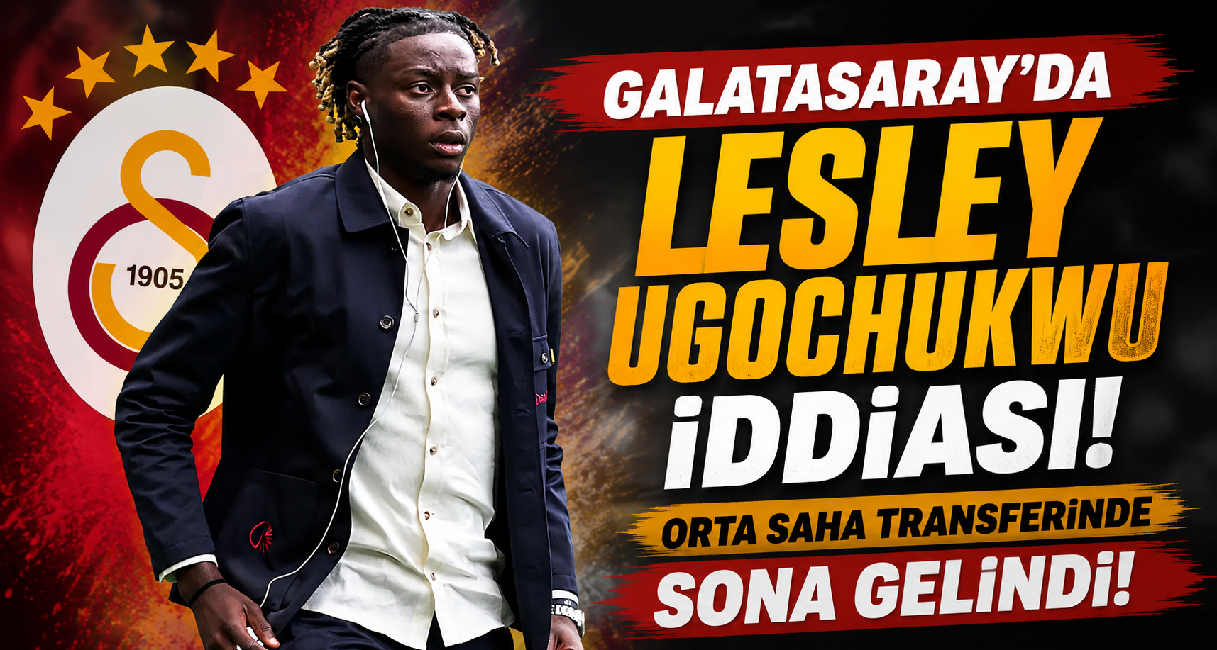 Galatasaray'da Lesley Ugochukwu iddiası! Orta saha transferinde sona gelindi