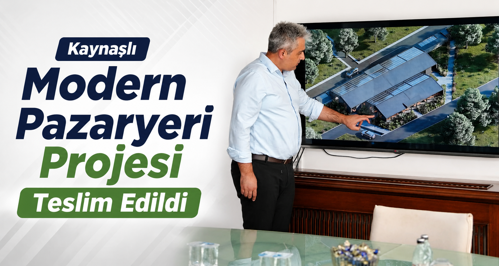 “Kaynaşlı Modern Pazaryeri Projesi” Teslim Edildi