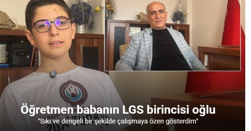 LGS’de Türkiye birincisi olan öğrenci: 