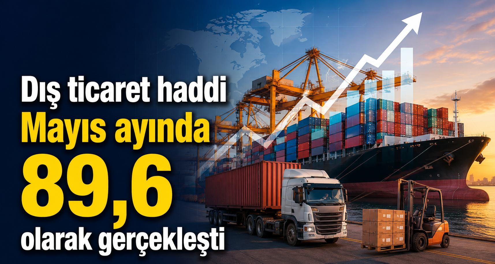 Dış ticaret haddi Mayıs ayında 89,6 olarak gerçekleşti