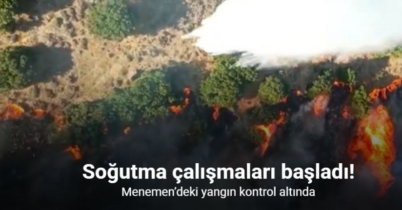 Menemen’deki yangın kontrol altında