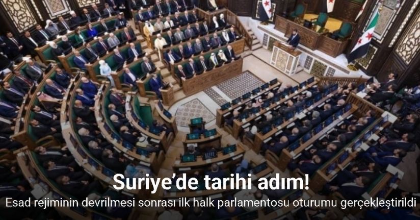Suriye’de tarihi an:Esad rejiminin devrilmesi sonrası ilk halk parlamentosu oturumu gerçekleştirildi