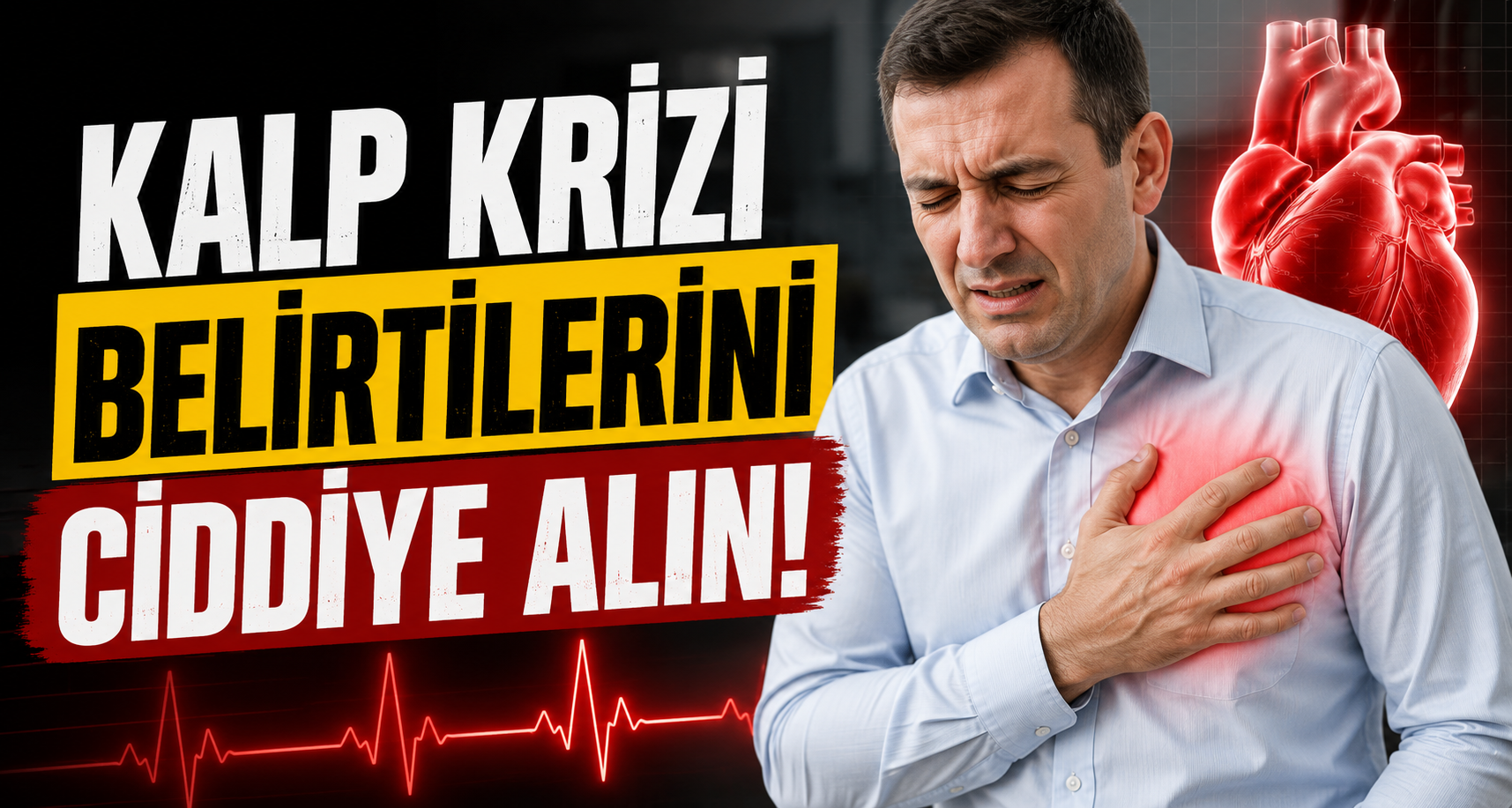 Kalp krizi belirtilerini ciddiye alın