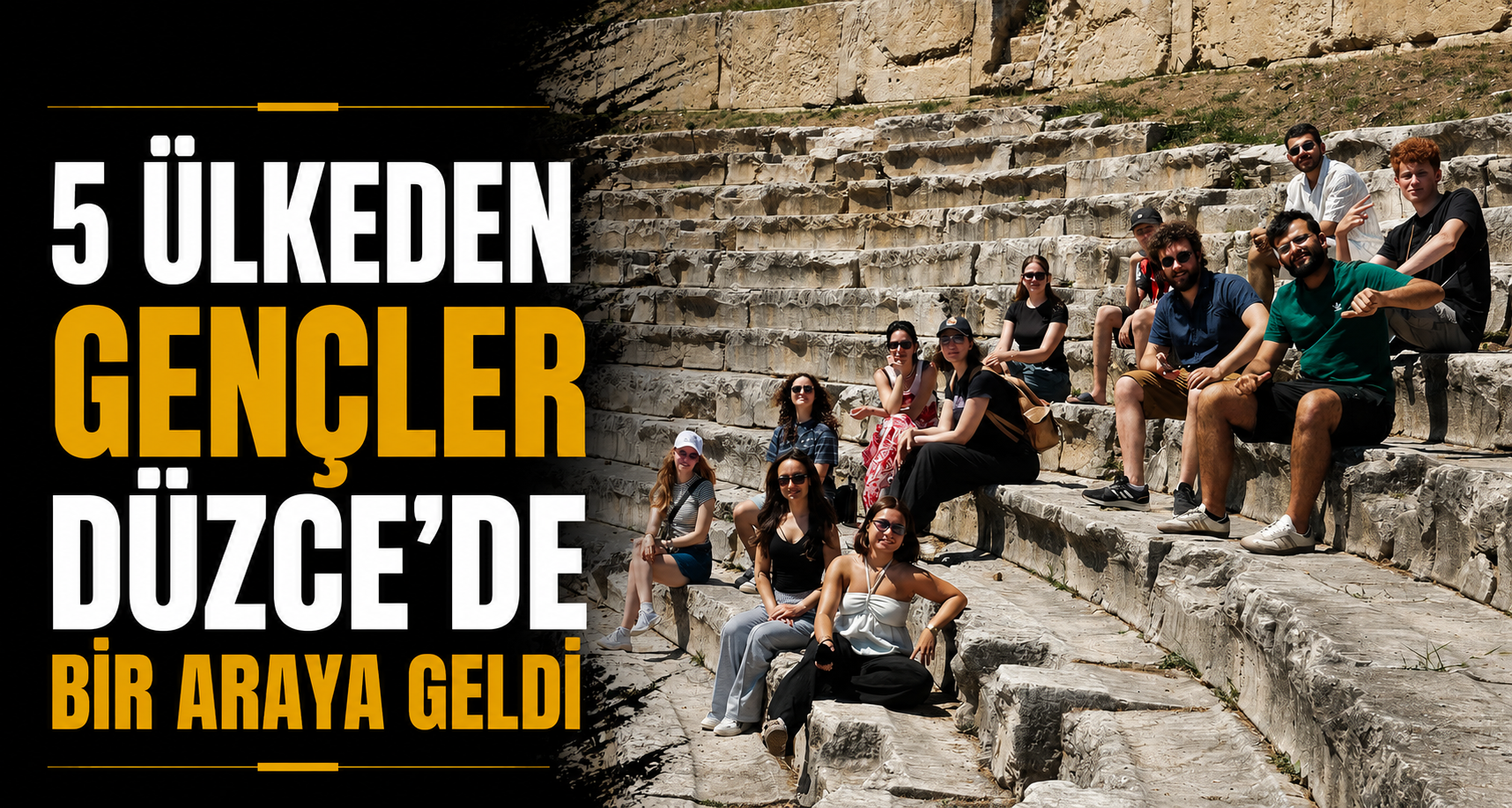5 ülkeden gençler Düzce'de bir araya geldi