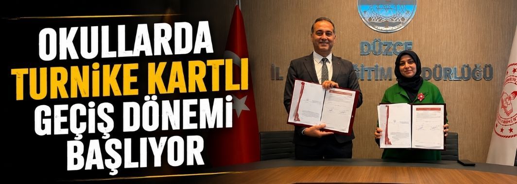 Okullarda Turnike Kartlı Geçiş Dönemi Başlıyor