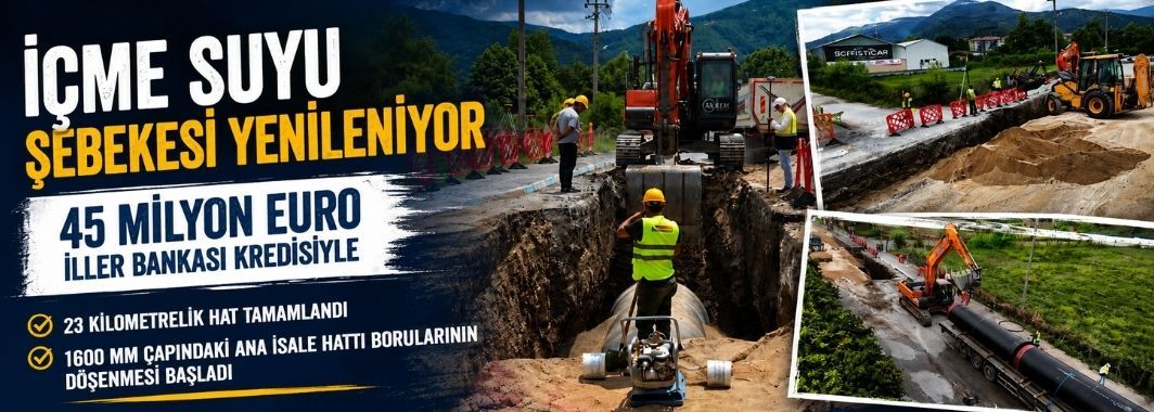 İçme Suyu Projesi'nde 23 Kilometrelik Hat Tamamlandı
