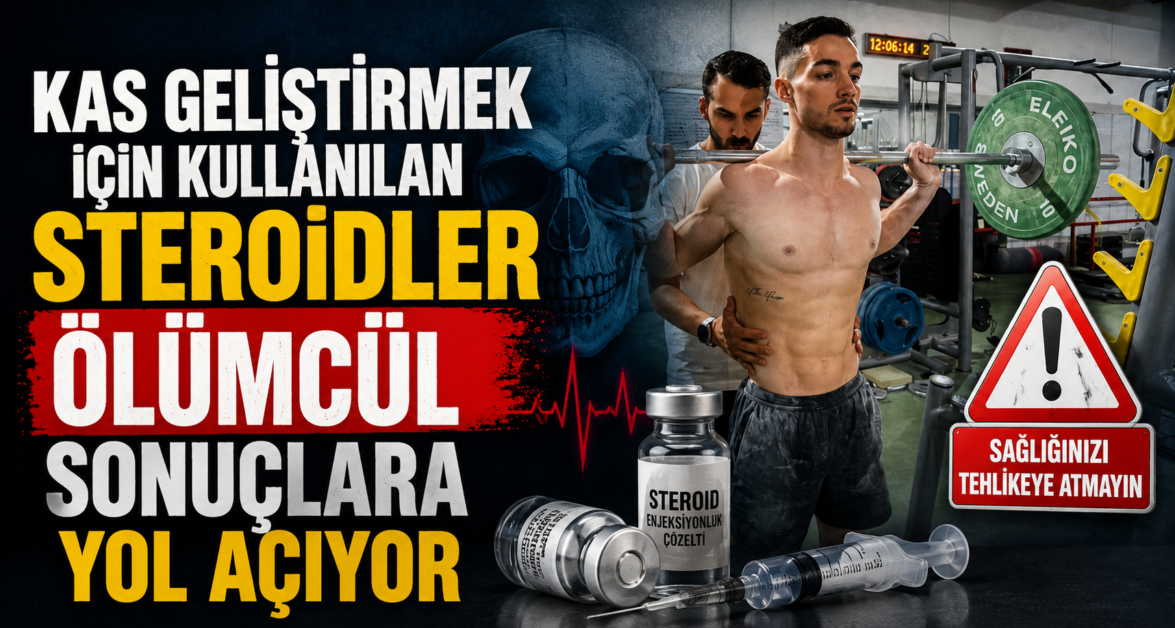 Kas geliştirmek için kullanılan steroidler ölümcül sonuçlara yol açıyor