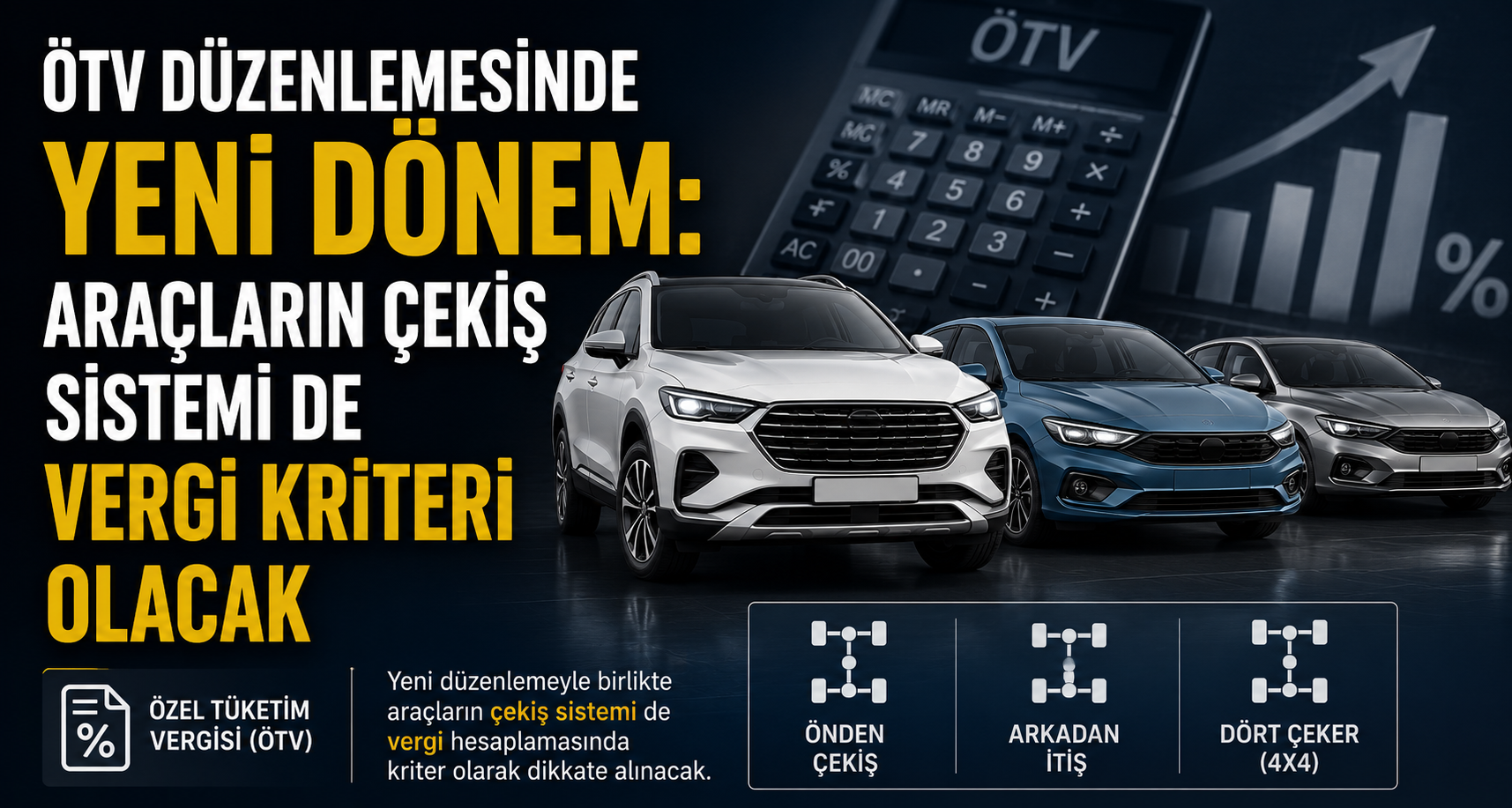 ÖTV düzenlemesinde yeni dönem: Araçların çekiş sistemi de vergi kriteri olacak