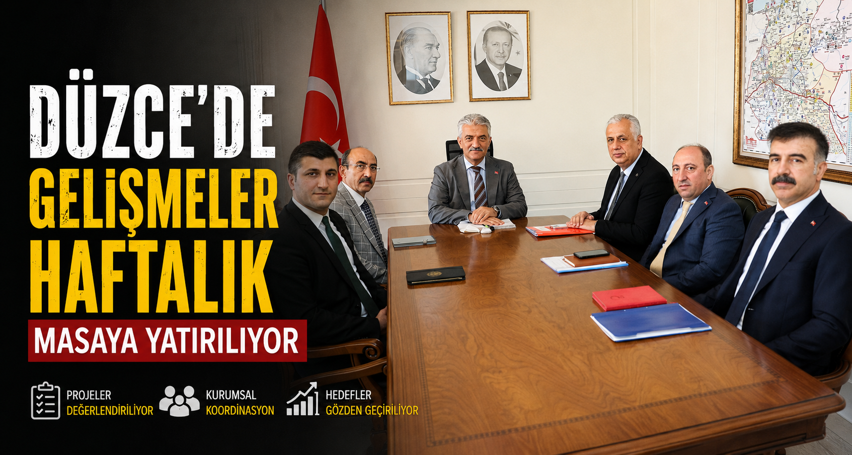 Düzce'de gelişmeler haftalık masaya yatırılıyor