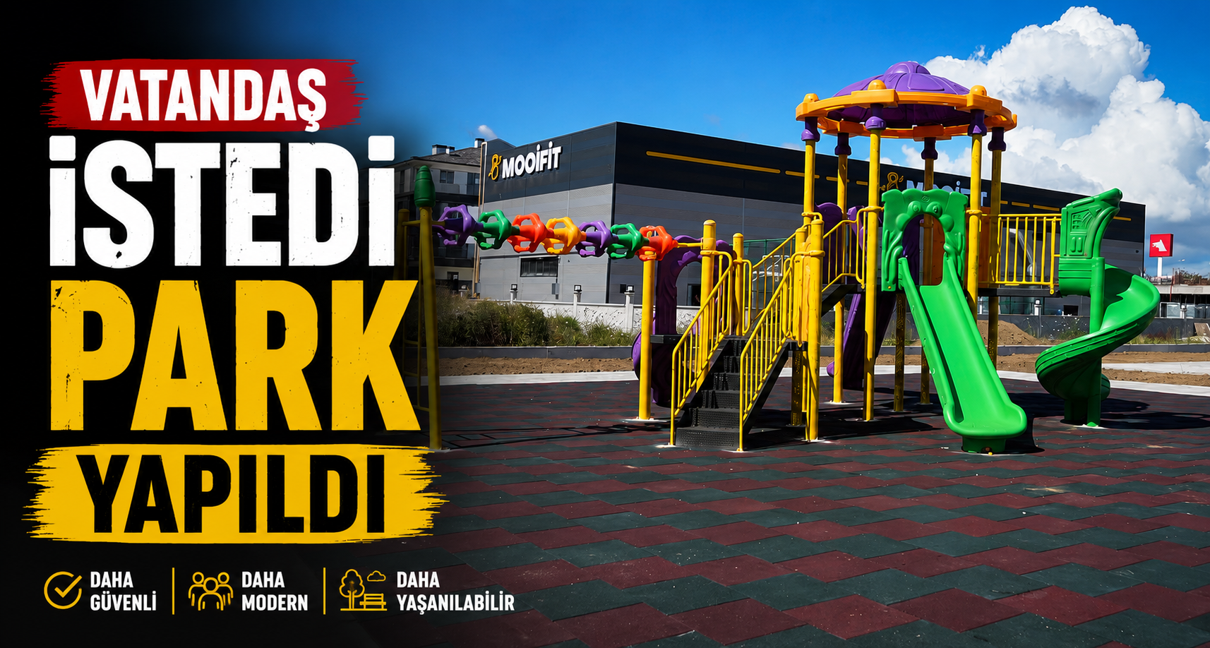 Vatandaş istedi park yapıldı