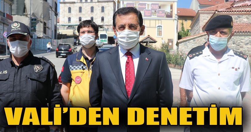 Bolu Valisi Ahmet Ümit, şehir içi otobüslerde korona virüs denetimi yaptı