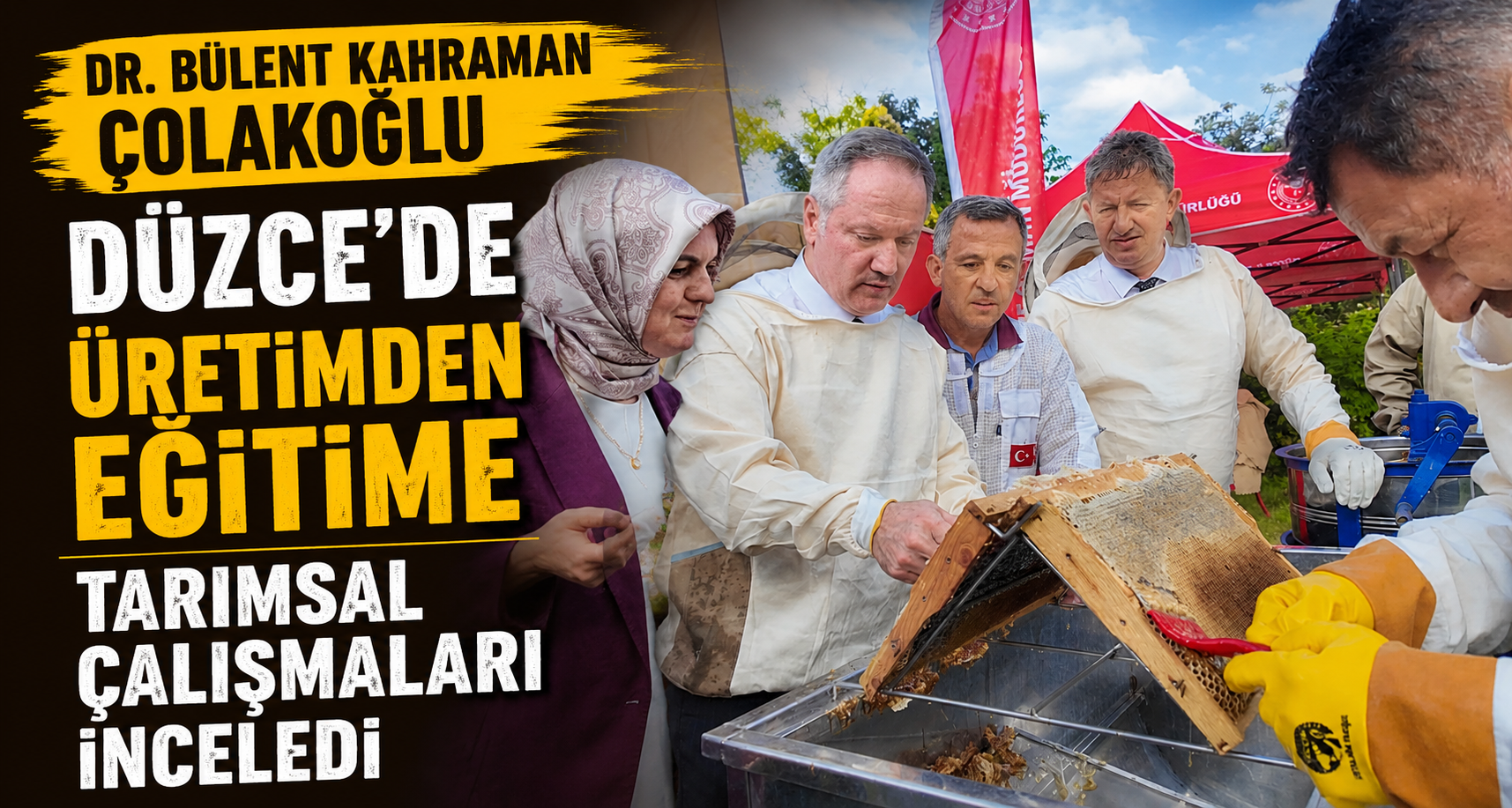 Bakanlık heyeti Düzce’de tarımsal projeleri yerinde inceledi