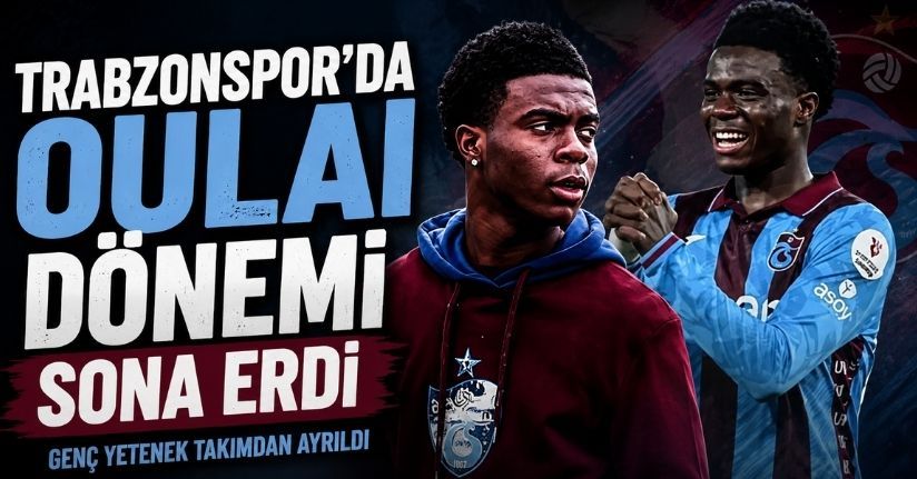 Trabzonspor’da Oulai dönemi sona erdi