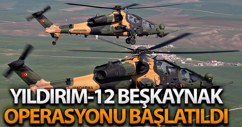 Bitlis'te Yıldırım-12 Beşkaynak Operasyonu başlatıldı