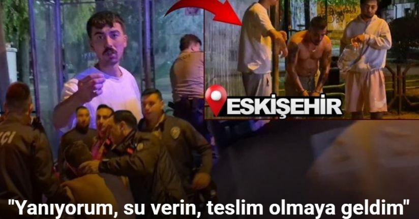 Polis ekiplerine zorluk çıkartan alkollü sürücü kafasını otobüs durağına vurdu: 