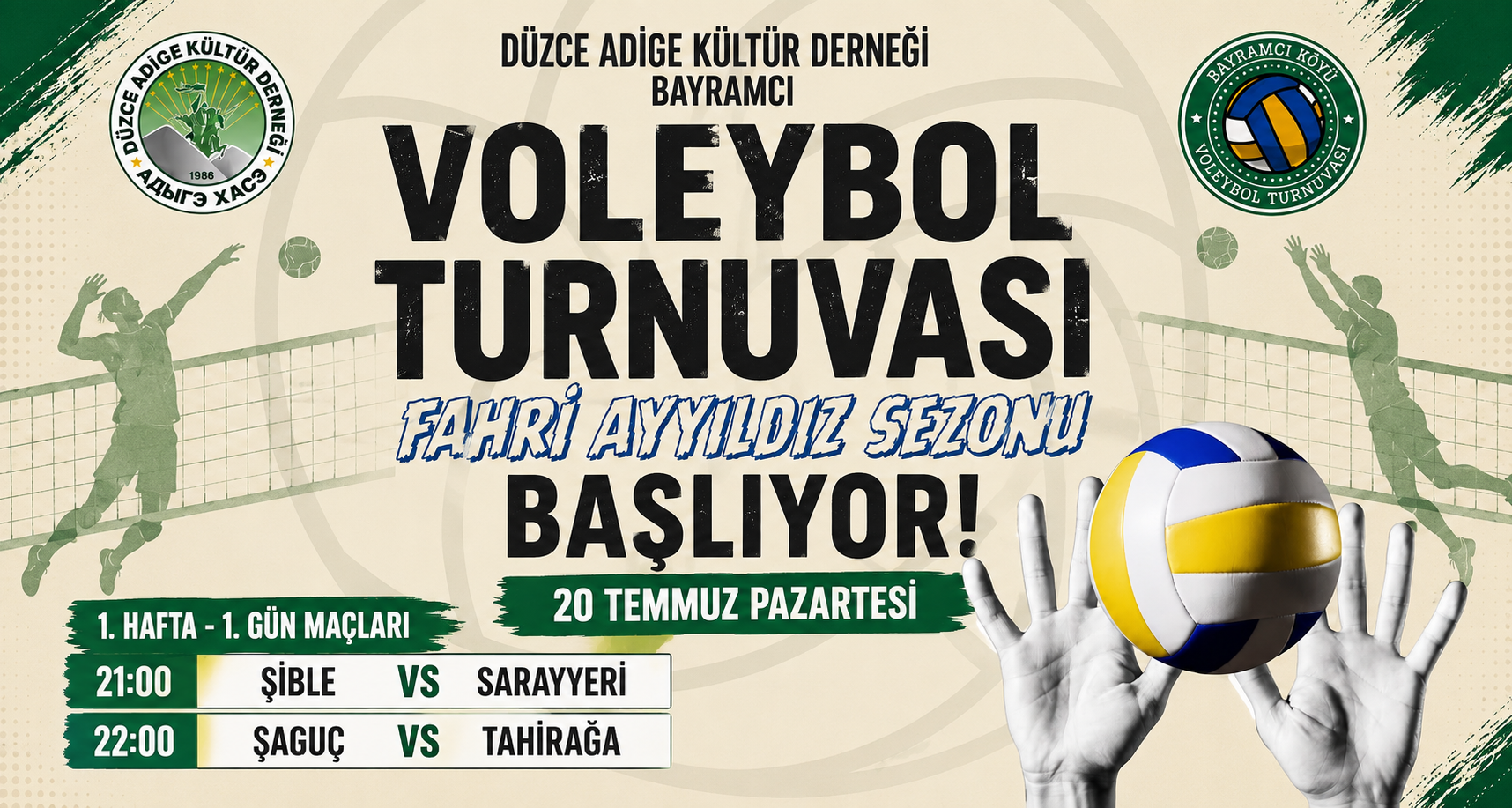 Bayramcı Köyü Geleneksel Voleybol Turnuvası, Fahri Ayyıldız Sezonu ile Başlıyor