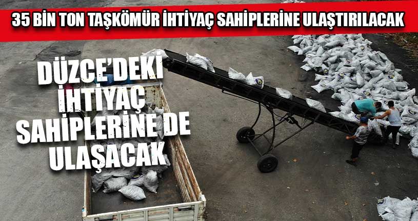35 Bin Ton Taşkömür İhtiyaç Sahiplerine Ulaştırılacak