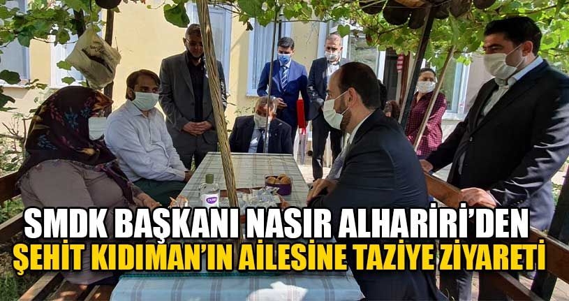 SMDK Başkanı Nasır Alhariri’den Taziye Ziyareti