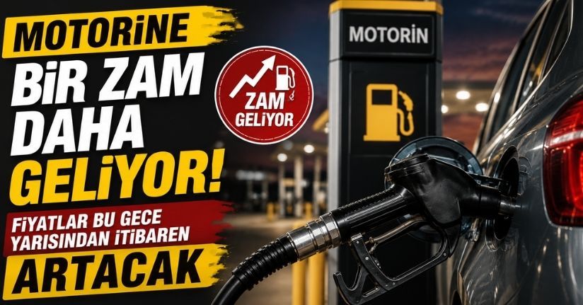 Motorine bir zam daha geliyor: Fiyatlar bu gece yarısından itibaren artacak
