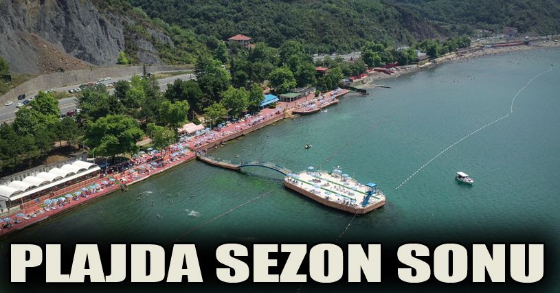 Kdz Ereğli Belediyesi plaj sezonunu kapatıyor