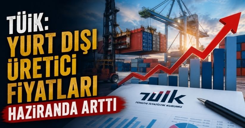 TÜİK: Yurt dışı üretici fiyatları haziranda arttı