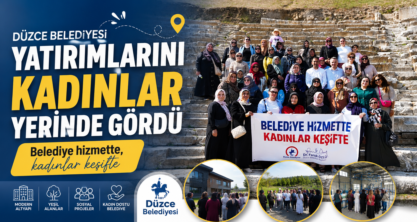 Düzce’de kadınlar keşifte