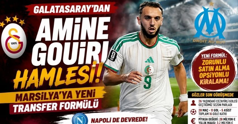 Galatasaray'dan Amine Gouiri hamlesi! Marsilya'ya yeni transfer formülü