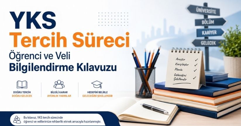 'YKS Tercih Süreci Öğrenci ve Veli Bilgilendirme Kılavuzu' yayımlandı