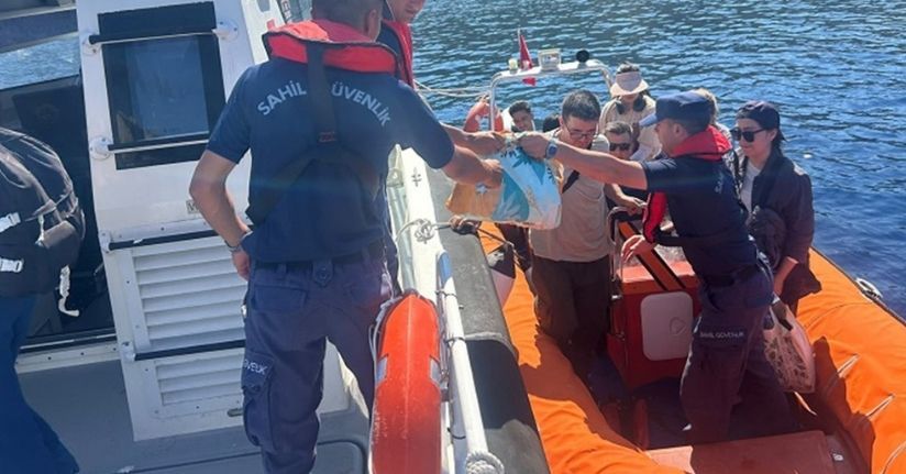 Datça’da 2’si çocuk 19 düzensiz göçmen yakalandı