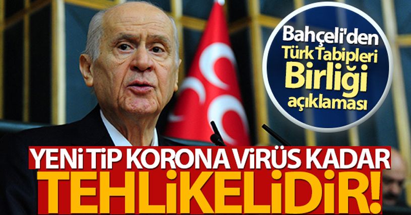 Bahçeli'den Türk Tabipleri Birliği açıklaması!