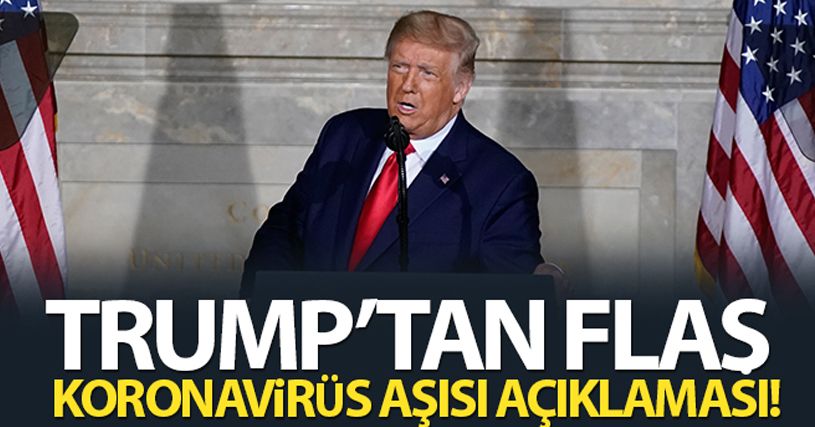 Trump: 'Covid-19 aşısı 2021 Nisan ayına kadar her Amerikalıya ulaşacak'