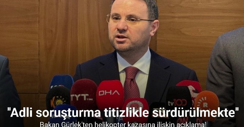 Bakan Gürlek: 
