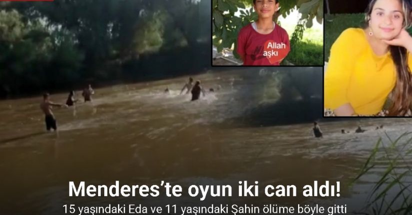 Menderes’te oyun iki can aldı